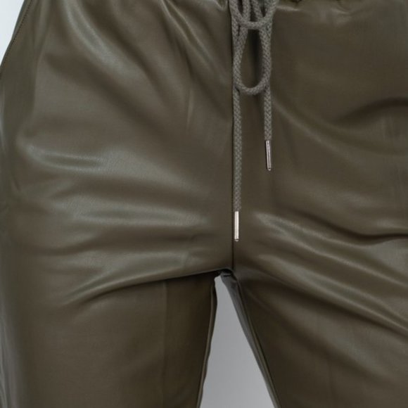 Stop Chasing Joggers-Olive - Picture 4 of 6